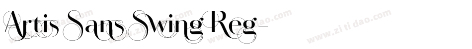 Artis Sans Swing Reg字体转换 Artis Sans Swing Reg字体转换